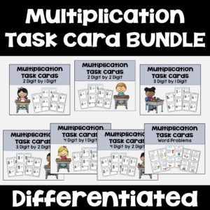 Multiplication Task Card Bundle