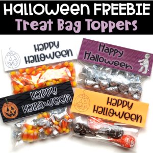 Halloween Treat Bag Topper