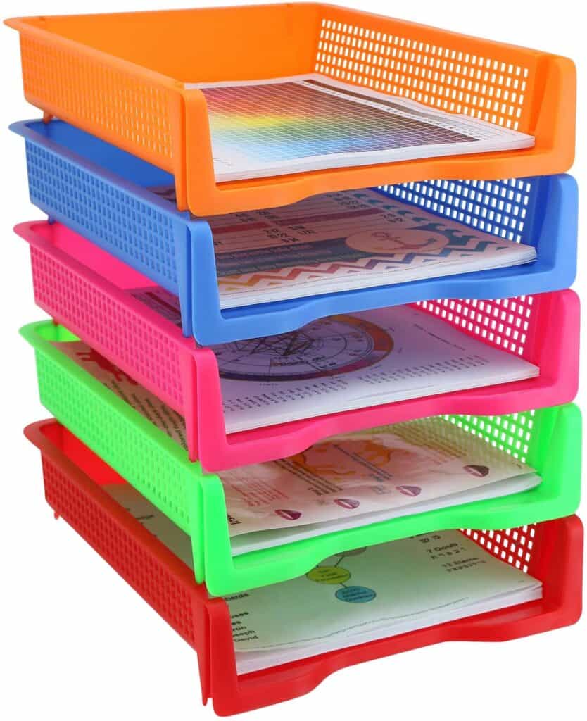 storage bins for the classroom